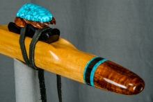 Hawaiian Sandalwood Native American Flute, Minor, Mid F#-4, #J37H (2)